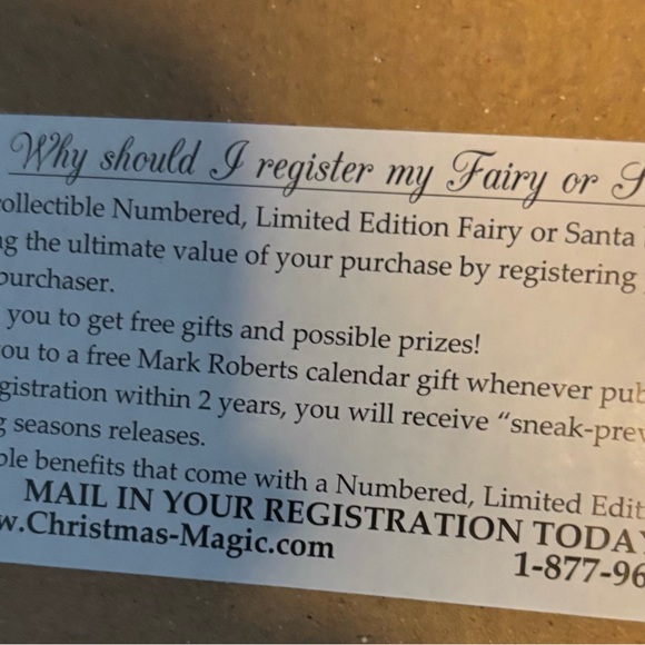 Mark Roberts Be My Love fairy doll - Picture 3 of 8